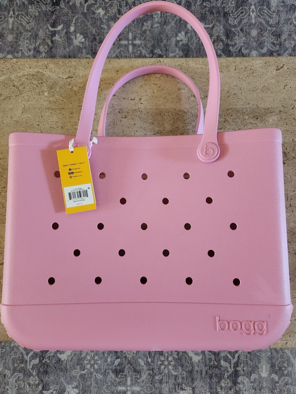 Original Bogg Bag, Blowing Pink Bubbles,  NWT